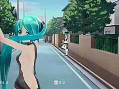 Hatsune Miku's 3D nude dance