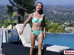 PETITE BRUNETTE DOMINATED
