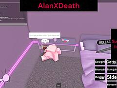 I made her orgasm in Roblox