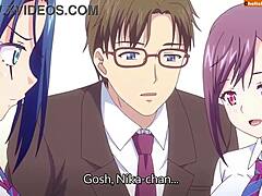 Shaved lover faces intense Mihitsu ride