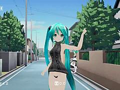 Hatsune Miku's 3D nude dance