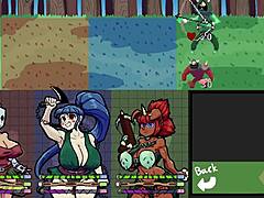 a hentai game with busty anime action