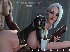 Blonde's Rough Cock Challenge In Sinful Game