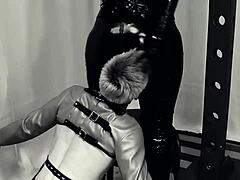 Intense femdom face sitting action