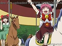 Japanese maid's anime dildo bang!