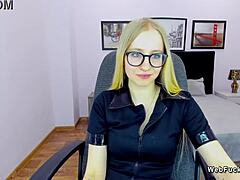 Webcam Shows Petite Blonde Charm