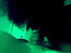 Black amateur's sultry blowjob tease