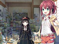 teasing hentai moments in anime style