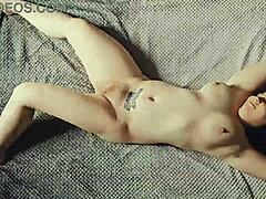 Mich stretching and teasing as amateur milf