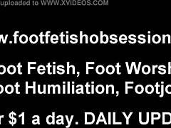 Foot Fetish Thrills in POV Session