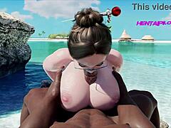 Chubby Teen's Wild BBC Action