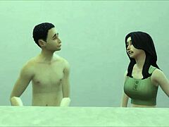 3D intense family friend encounter