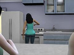 3D intense family friend encounter