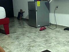 Steamy night with Latina in hotel