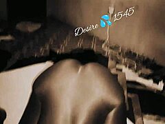 Watching porn, she rode me hard till cum filled her