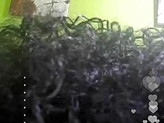 Spanish beauty ignites live cam