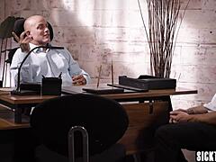 Daring Temp's Office Affair