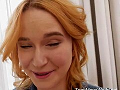 Small Tits Blonde in Steamy Fingering