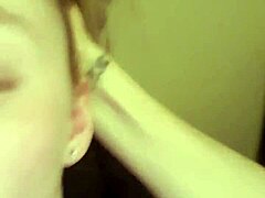 Blonde Teen's Deepthroat Stuns Her Friend