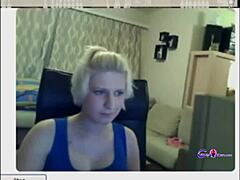 russian milf bares all on webcam