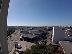 sarada's bare creampie at hotel window view