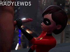Helen Parr Teases on Rooftop