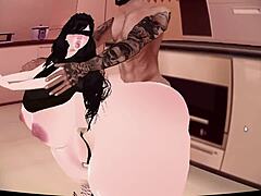 hentai reveals massive ebony action