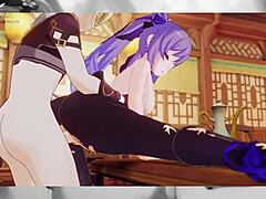 Keqing's Bold Genshin Hentai Clips
