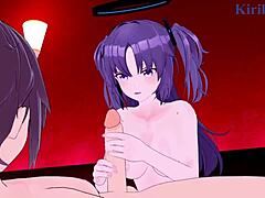 Hayase Yuuka and Oki Aoi's fierce hentai sex