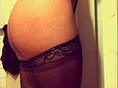 My big ass Nafida looks stunning in solo lingerie