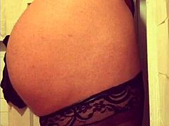 My big ass Nafida looks stunning in solo lingerie