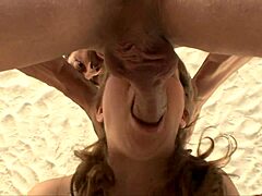 Cute petite teen gets happy ending massage blowjob