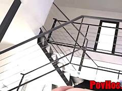 Teen Brunette’s Alluring POV Slam In Raw Action