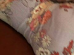 teasing my wife in lingerie for a wild night