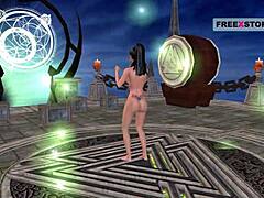 indian teen girl poses in 3d cartoon porn