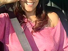 teasing car ride to flirt with drivers