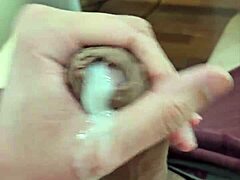 Guy's raw solo erotic moment