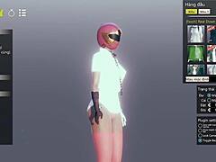 what's hidden in this 3d hentai clip?