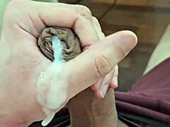 Guy's raw solo erotic moment