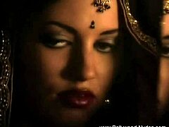 Indian goddess dances in pure allure