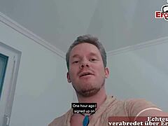 Blonde’s Facial in German Heat