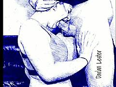 Darlan Lester's erotic cartoon magic
