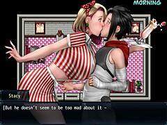 Zombie Retreat 2 milkshake kiss in animation