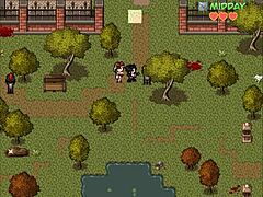 Zombie Retreat 2 milkshake kiss in animation