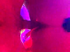 Fishnet beauty handles massive thrill