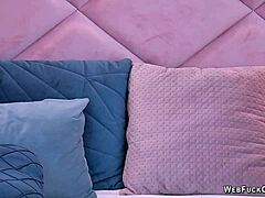 Big Tits Solo Girl Teases Vibrator