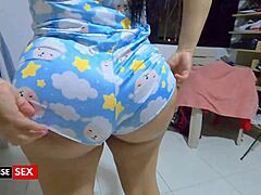 Neighbor's Sneaky Underwear Tease