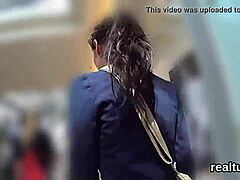 Czech Shopgirl Ravished in Public POV