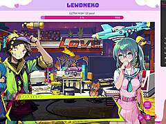 Lewdneko Moans with Toys Loudly