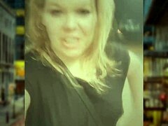 blonde cougar's seductive vibe